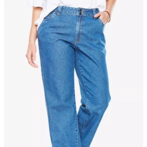 Wide Leg Jeans 24 Talls - Picture 2 of 4